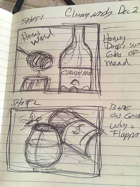 Crave Mead Concept sketches